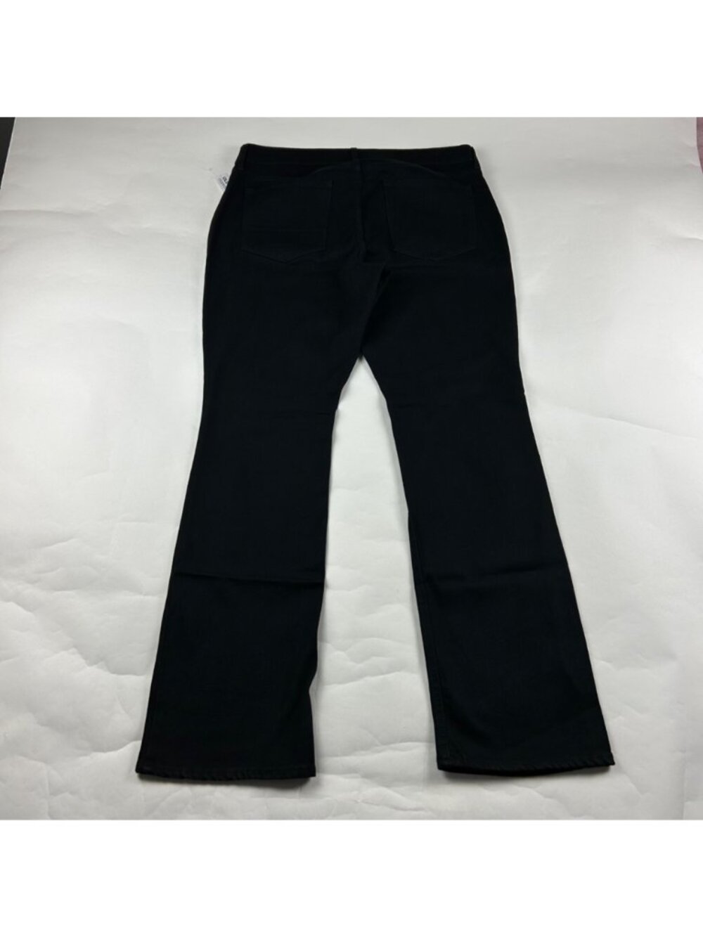LONG Old Navy Black Stretch Denim Mid Rise Wow Boot Cut Jeans 18L New - Picture 5 of 6